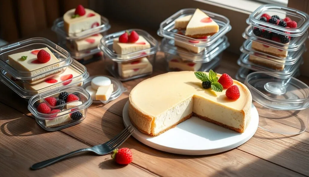 Storing cheesecake Storing cheesecake