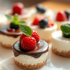 mini cheesecake bites