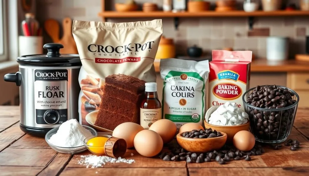 Crock-Pot Chocolate Cake Ingredients Crock-Pot Chocolate Cake Ingredients