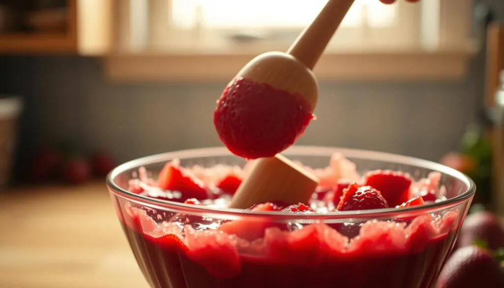 Fresh Strawberry Puree Preparation