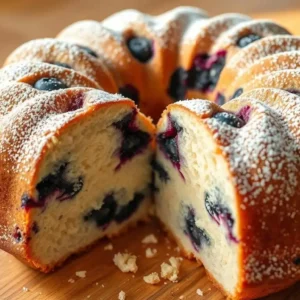 blueberry bundt cake