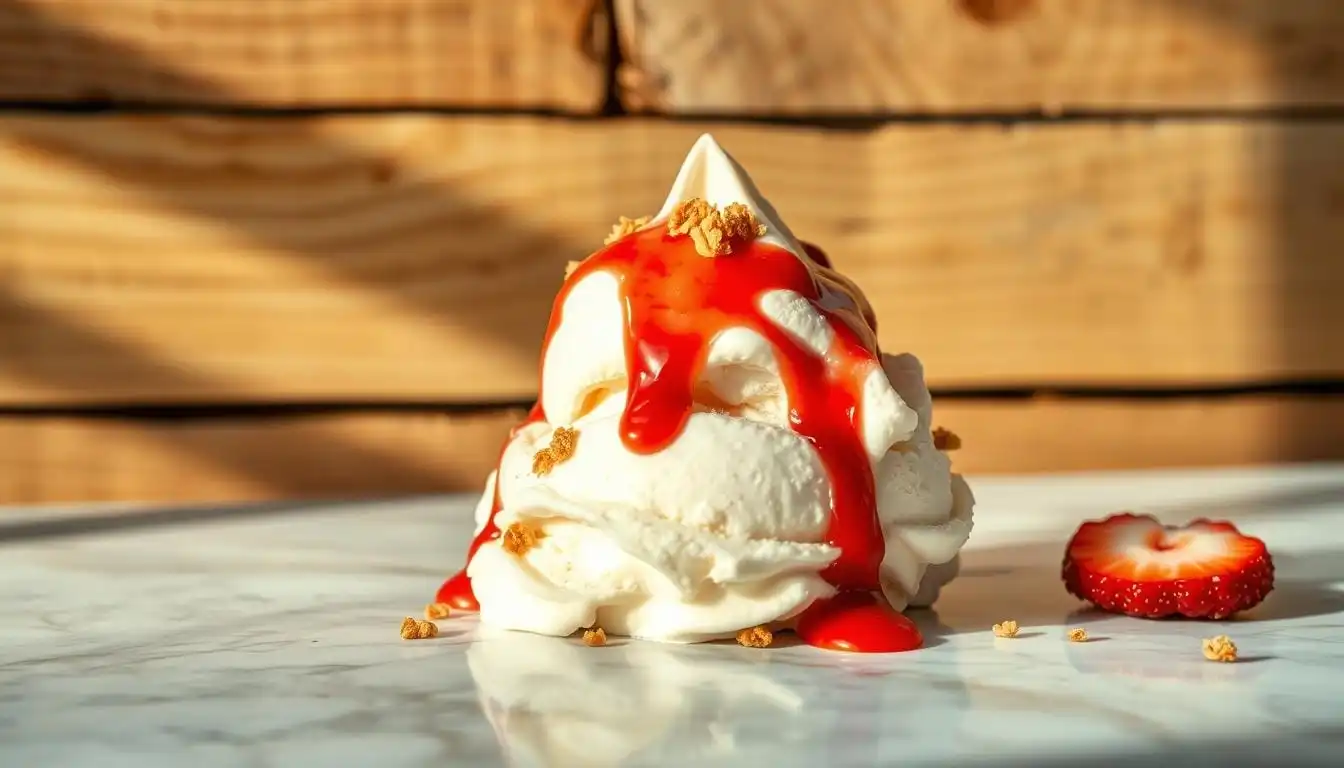 strawberry cheesecake ice cream