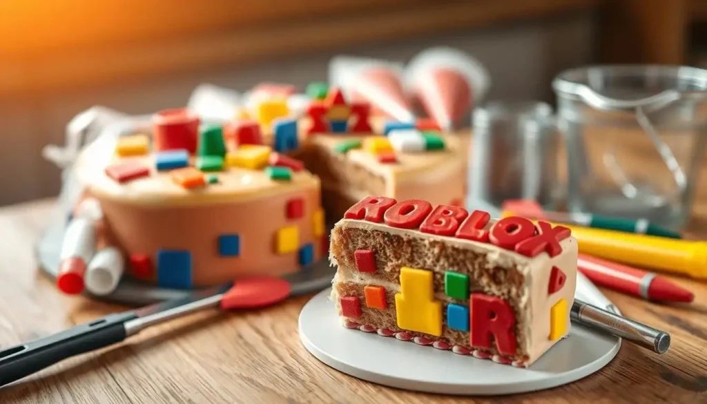 Roblox Cake Decoration Techniques