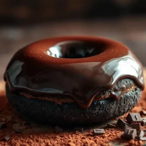 chocolate cake donut