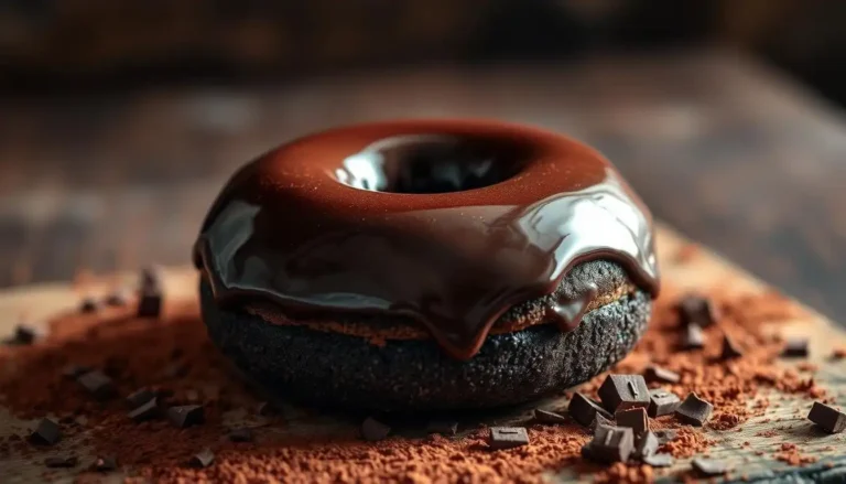 chocolate cake donut