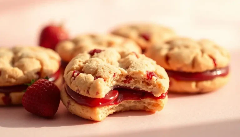 strawberry cheesecake cookies