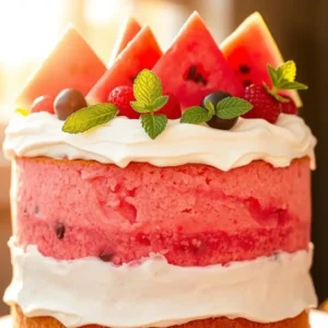 watermelon cake