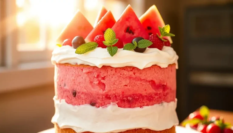 watermelon cake