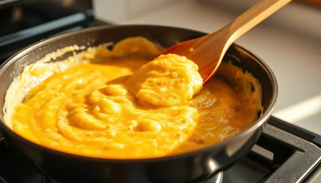 Scrambled Pancakes Cooking Process Scrambled Pancakes Cooking Process