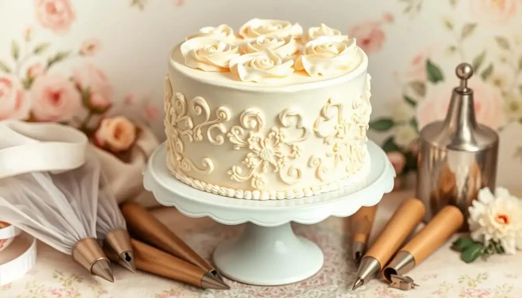 Vintage Cake Piping Techniques