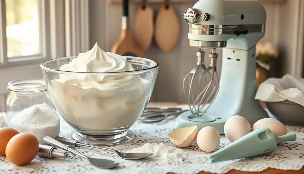 Vintage Swiss Meringue Buttercream Preparation