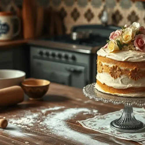 vintage cake