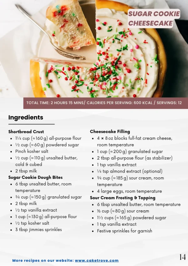 75 Irresistible Cake Recipes eBook - Image 3