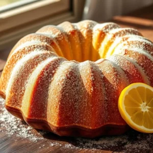 Lemon Bundt Cake Recipe